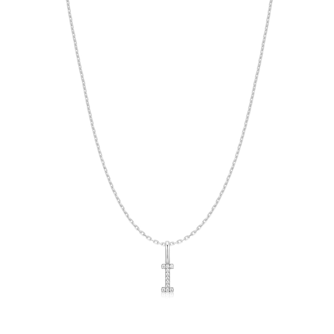 Ania Haie Silver Letter I Initial Necklace | The Jewellery Boutique Australia