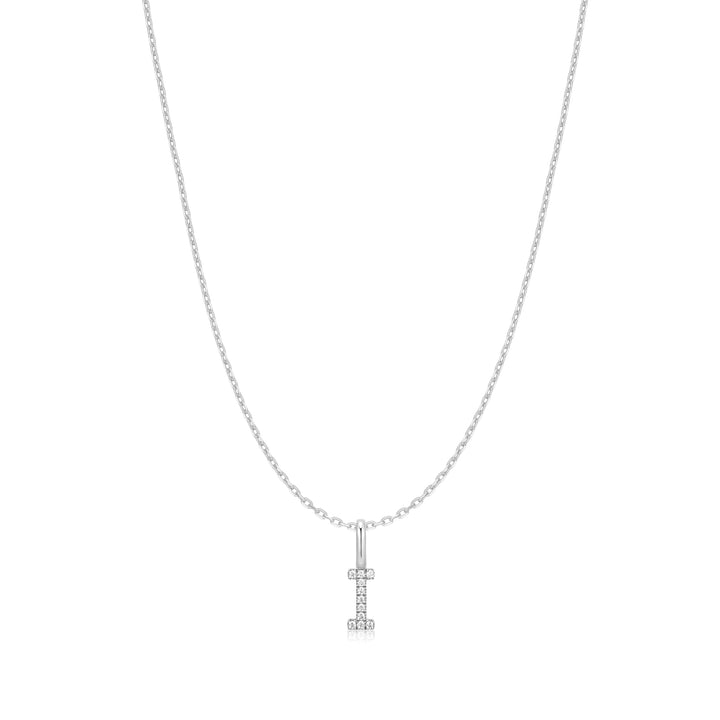 Ania Haie Silver Letter I Initial Necklace | The Jewellery Boutique Australia