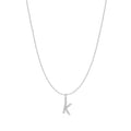 Ania Haie Silver Letter K Initial Necklace | The Jewellery Boutique Australia