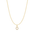 Ania Haie Gold Letter O Initial Necklace | The Jewellery Boutique Australia