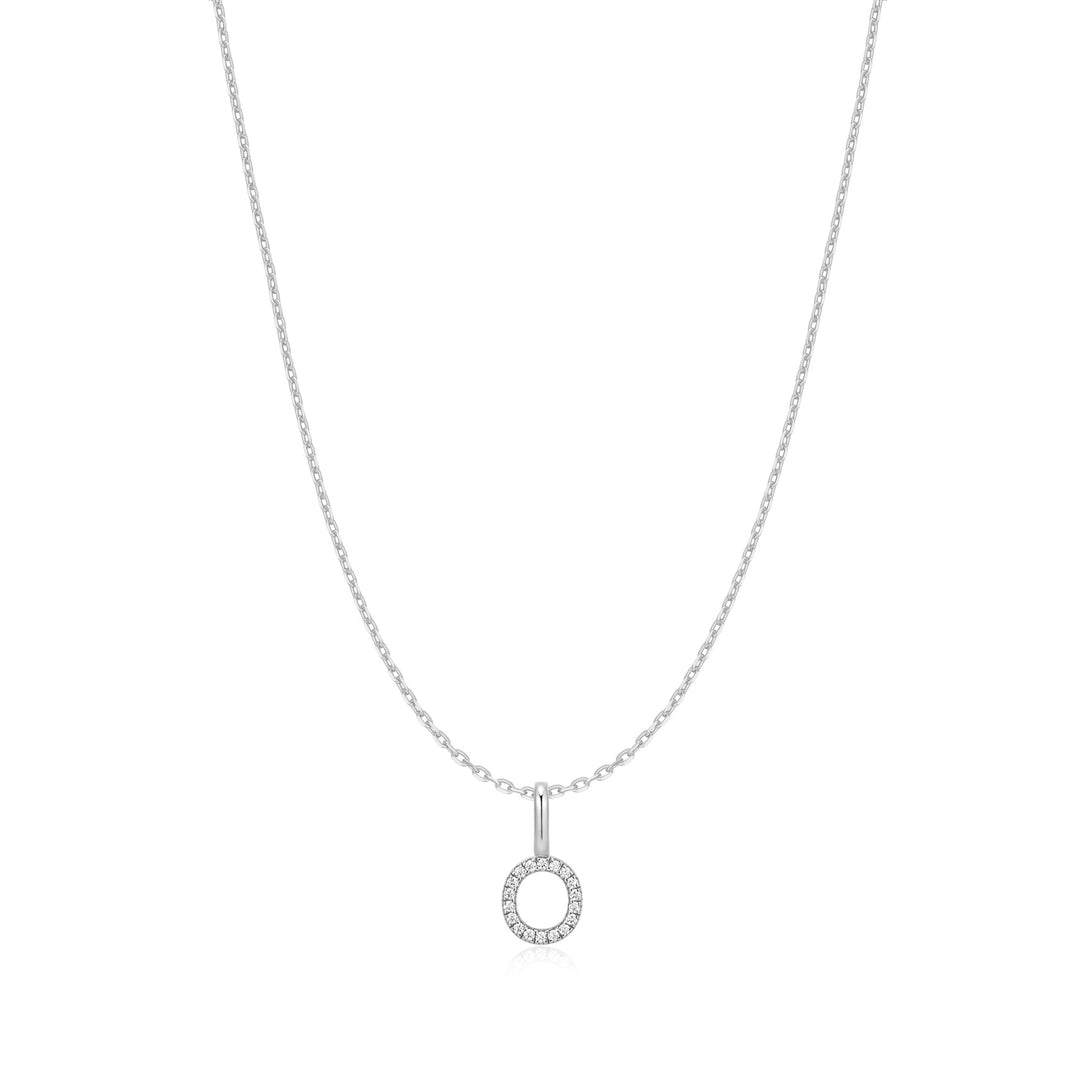 Ania Haie Silver Letter O Initial Necklace | The Jewellery Boutique Australia