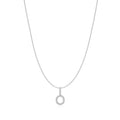 Ania Haie Silver Letter O Initial Necklace | The Jewellery Boutique Australia