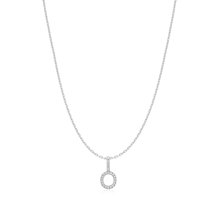 Ania Haie Silver Letter O Initial Necklace | The Jewellery Boutique Australia