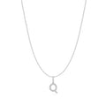 Ania Haie Silver Letter Q Initial Necklace | The Jewellery Boutique Australia