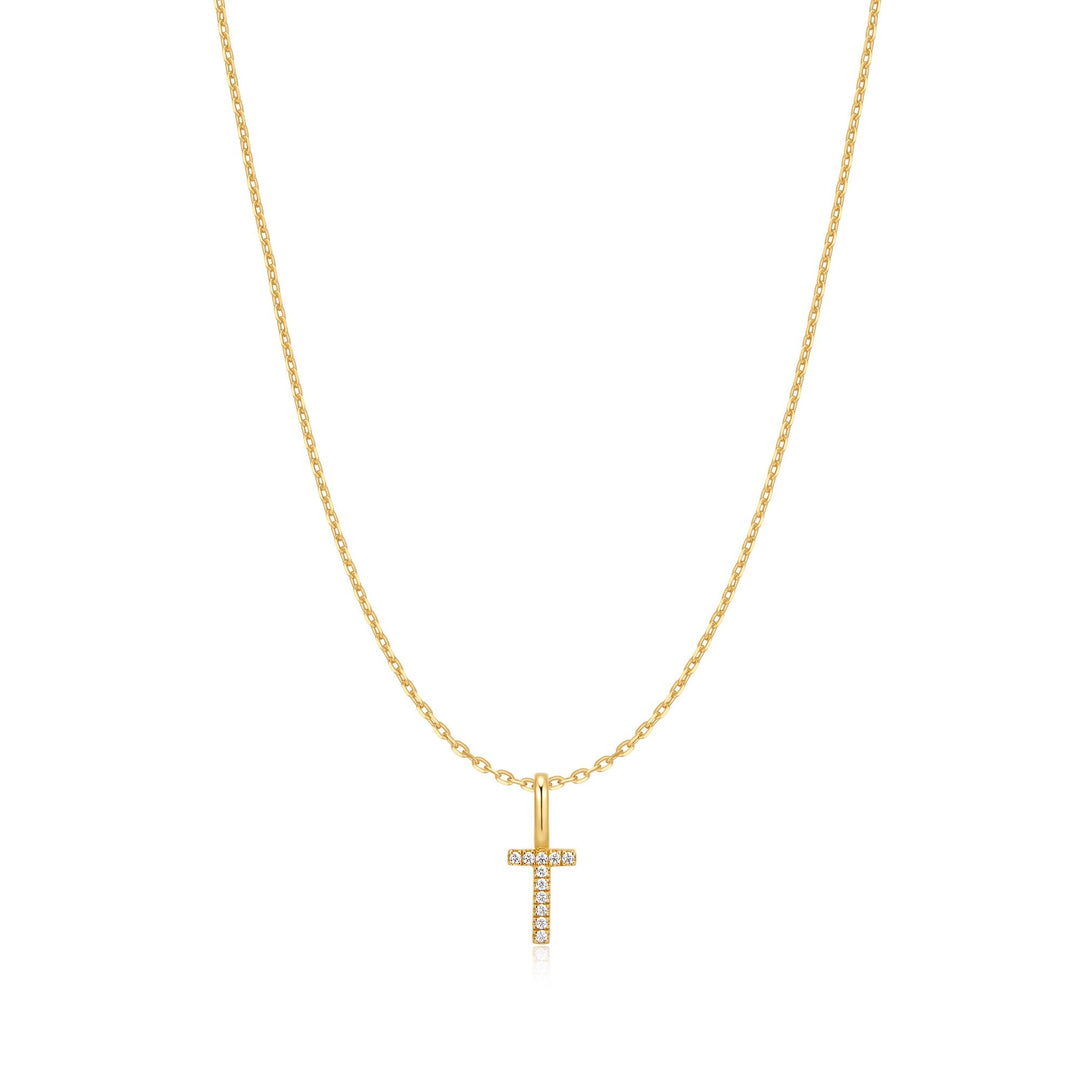Ania Haie Gold Letter T Initial Necklace | The Jewellery Boutique Australia