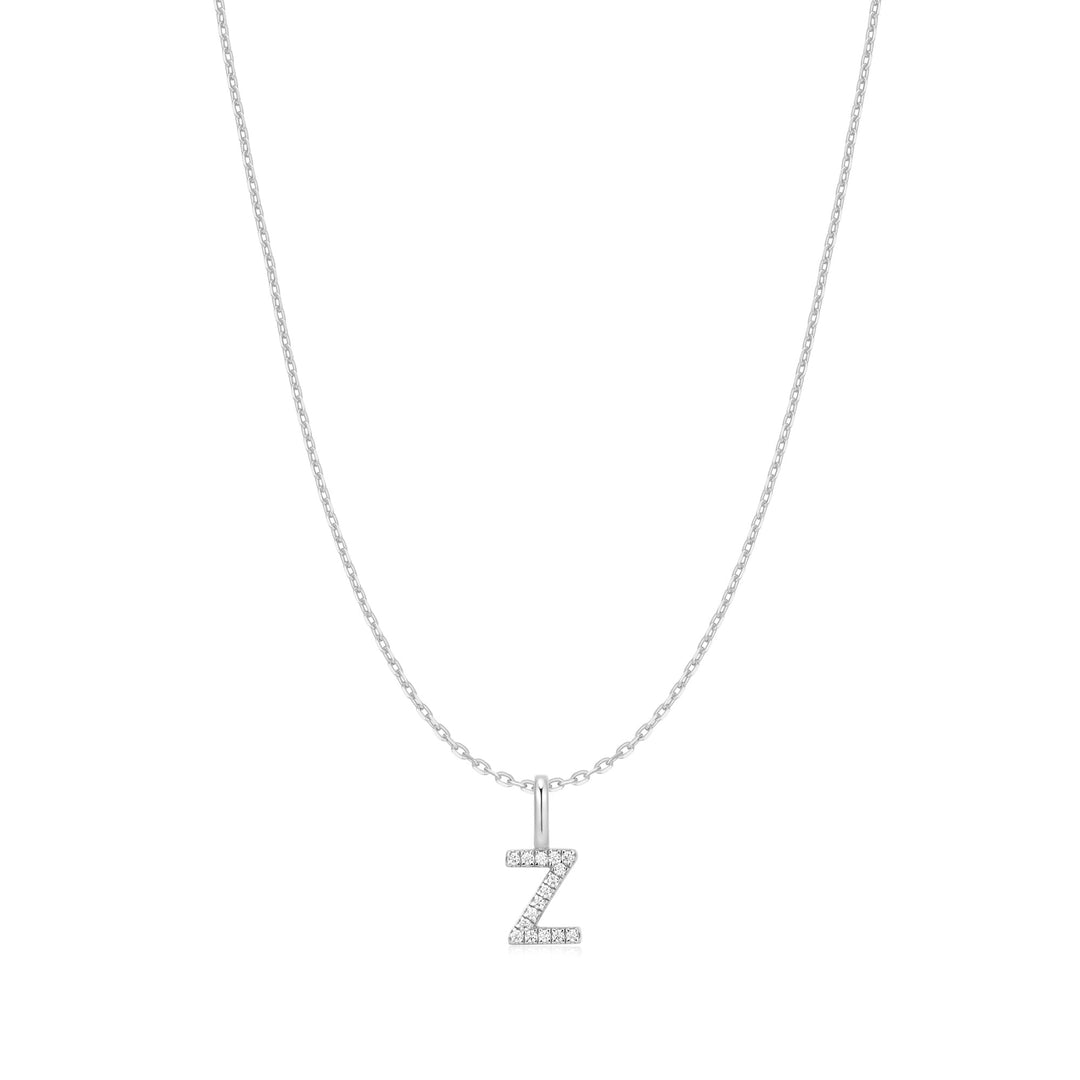 Ania Haie Silver Letter Z Initial Necklace | The Jewellery Boutique Australia
