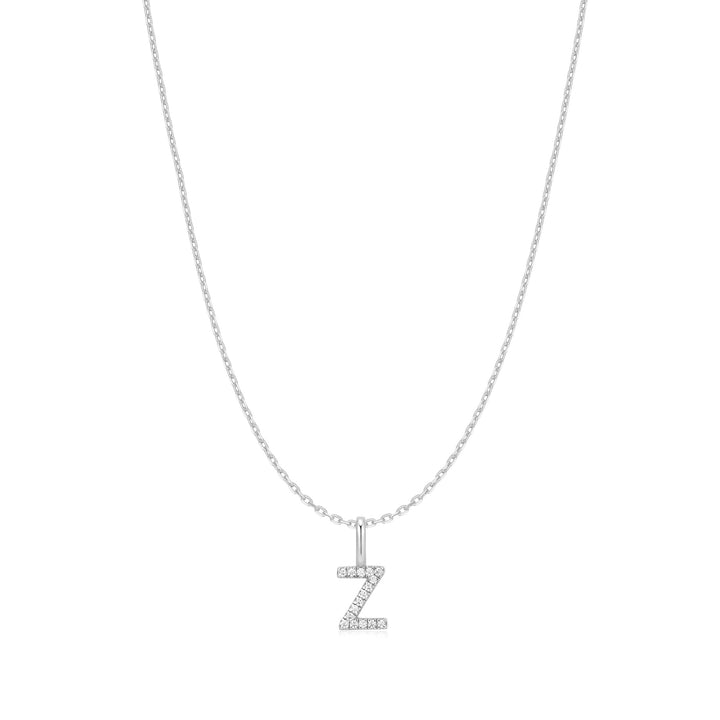 Ania Haie Silver Letter Z Initial Necklace | The Jewellery Boutique Australia