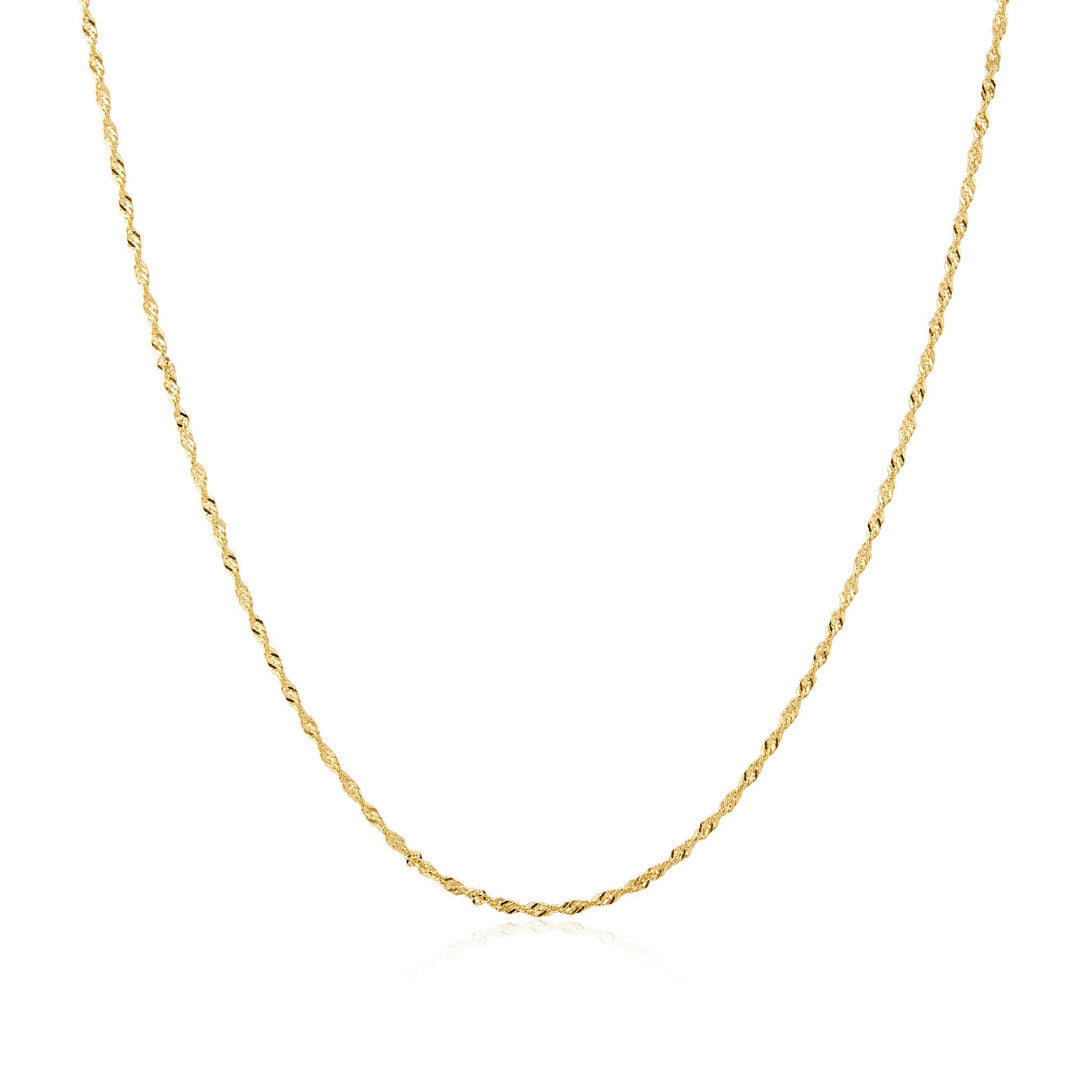 Ania Haie Gold Twisted Chain Necklace | The Jewellery Boutique Australia
