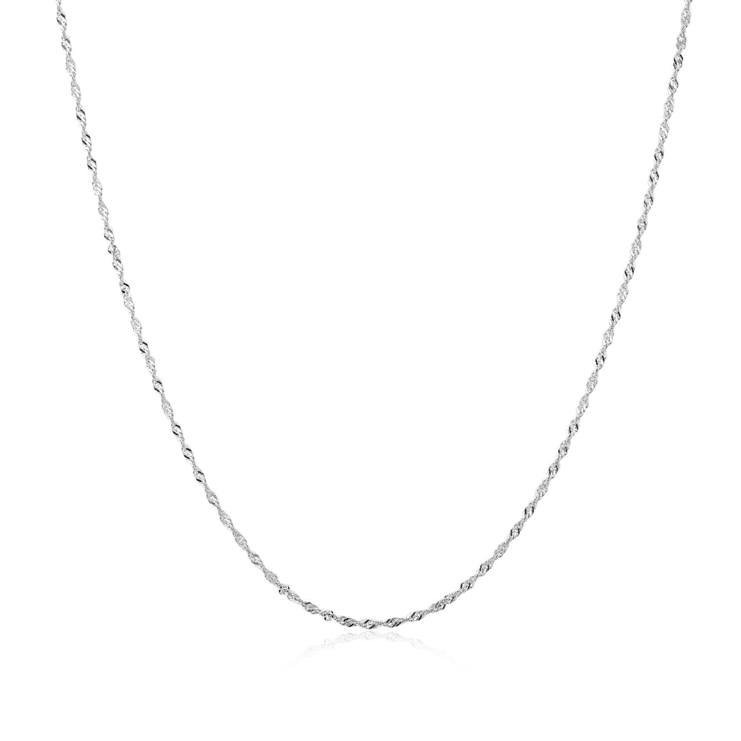 Ania Haie Silver Twisted Chain Necklace | The Jewellery Boutique Australia