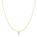 Ania Haie Gold Classic Bezel-Set Solitaire Necklace
