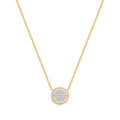 Ania Haie Gold Reversible Pave Moon Evil-Eye Necklace