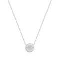Ania Haie Silver Reversible Pave Moon Evil-Eye Necklace