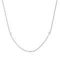 Ania Haie Silver Evil Eye Station Necklace