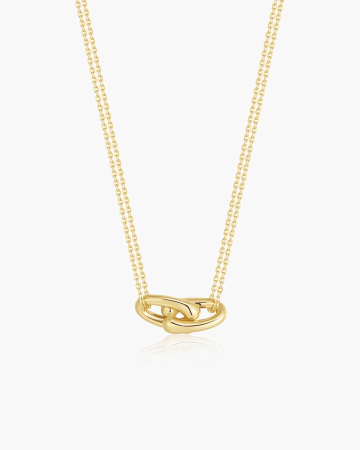 Gold Interlocked Necklace
