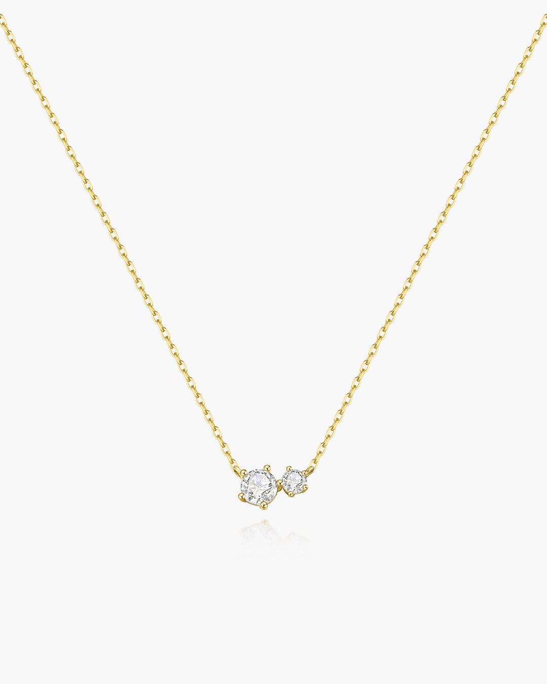 Ania Haie Gold Prong Set Duo Necklace N079-01G
