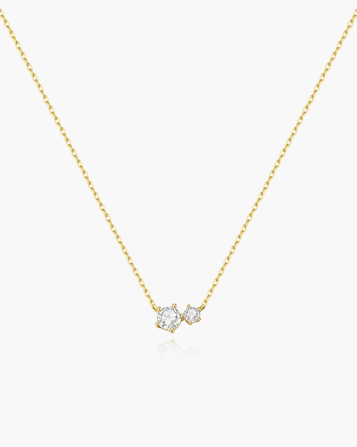 Ania Haie Gold Prong Set Duo Necklace N079-01G
