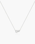 Ania Haie Silver Prong Set Duo Necklace N079-01H