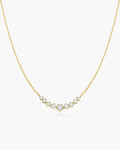 Ania Haie Gold Graduated Pave Arc Necklace N079-02G
