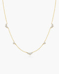 Ania Haie Gold Cluster & Single Station Necklace N079-04G