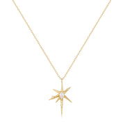 Ania Haie 14kt Gold Diamond Star Pendant Necklace
