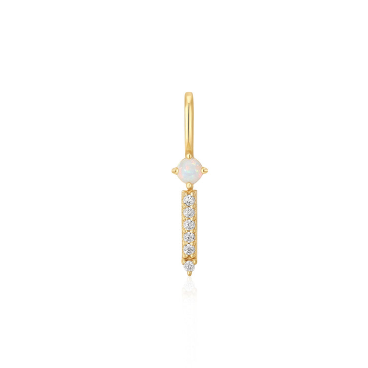 Ania Haie Gold Kyoto Opal Sparkle Bar Charm