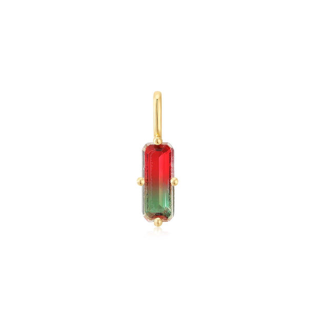 Ania Haie Gold Faceted Red Charm