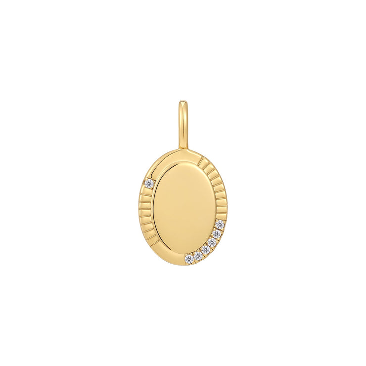 Ania Haie Gold Oval Charm