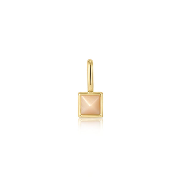 Ania Haie Gold Mother Of Pearl Charm Pendant