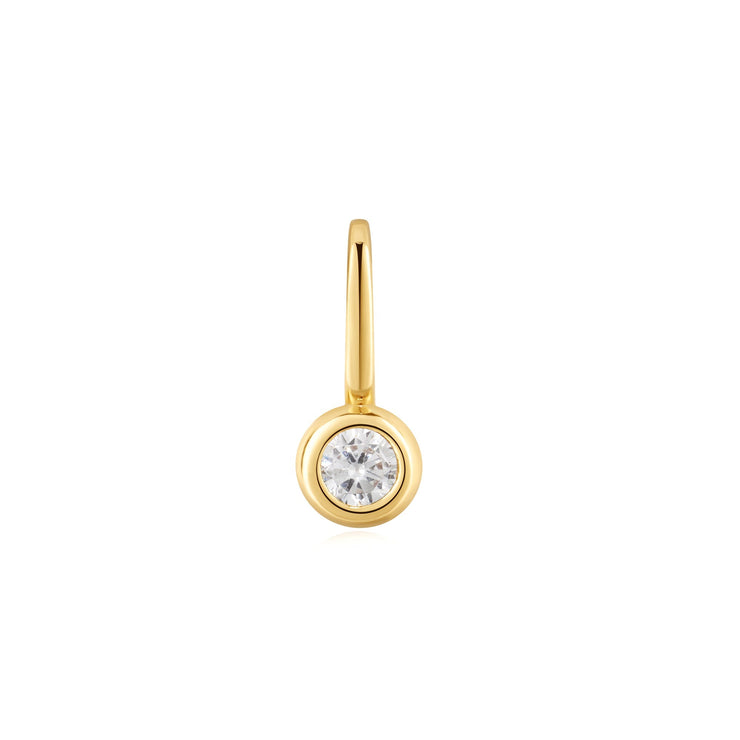 Ania Haie Gold Bezel Set Charm