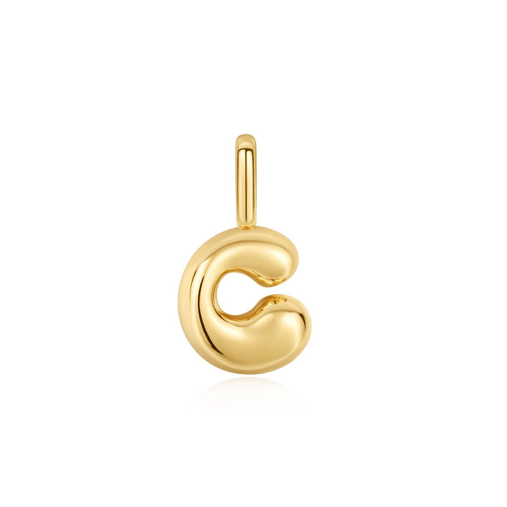 Ania Haie Gold C Letter Charm