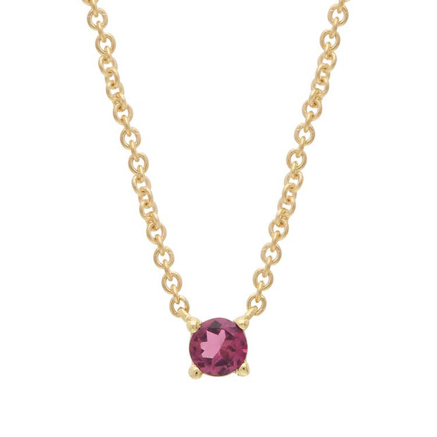 Tourmaline Necklace 40-45cm in 9K Yellow Gold | The Jewellery Boutique