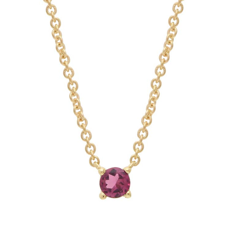 Tourmaline Necklace 40-45cm in 9K Yellow Gold | The Jewellery Boutique