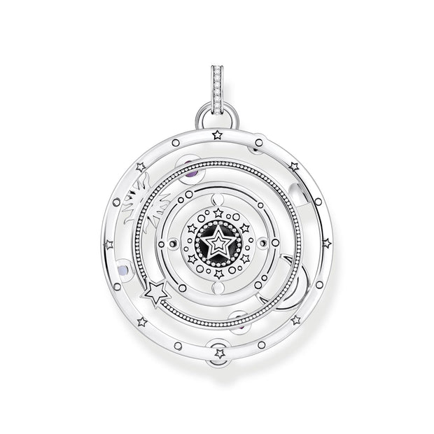 THOMAS SABO Cosmic Silver Pendant with Colourful Stones