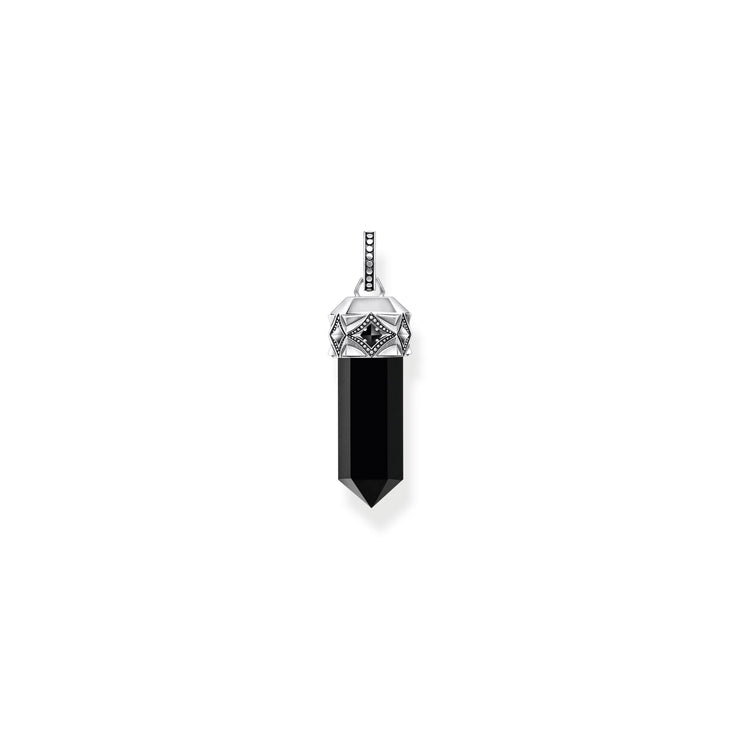 THOMAS SABO Crystal Pendant Made from Black Onyx