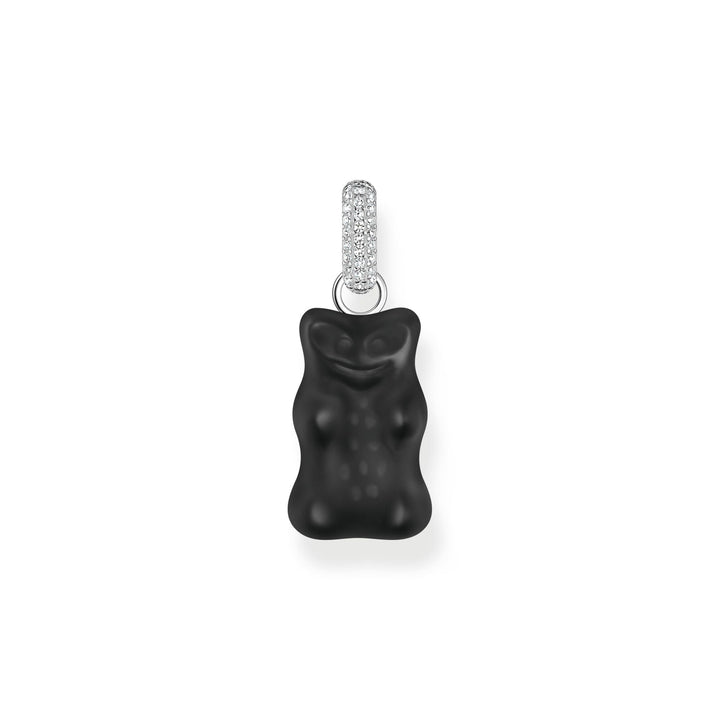 Large pendant with black Goldbear and zirconia | The Jewellery Boutique