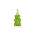 THOMAS SABO x HARIBO: Large Gold-plated Apple Green Goldbear Pendant