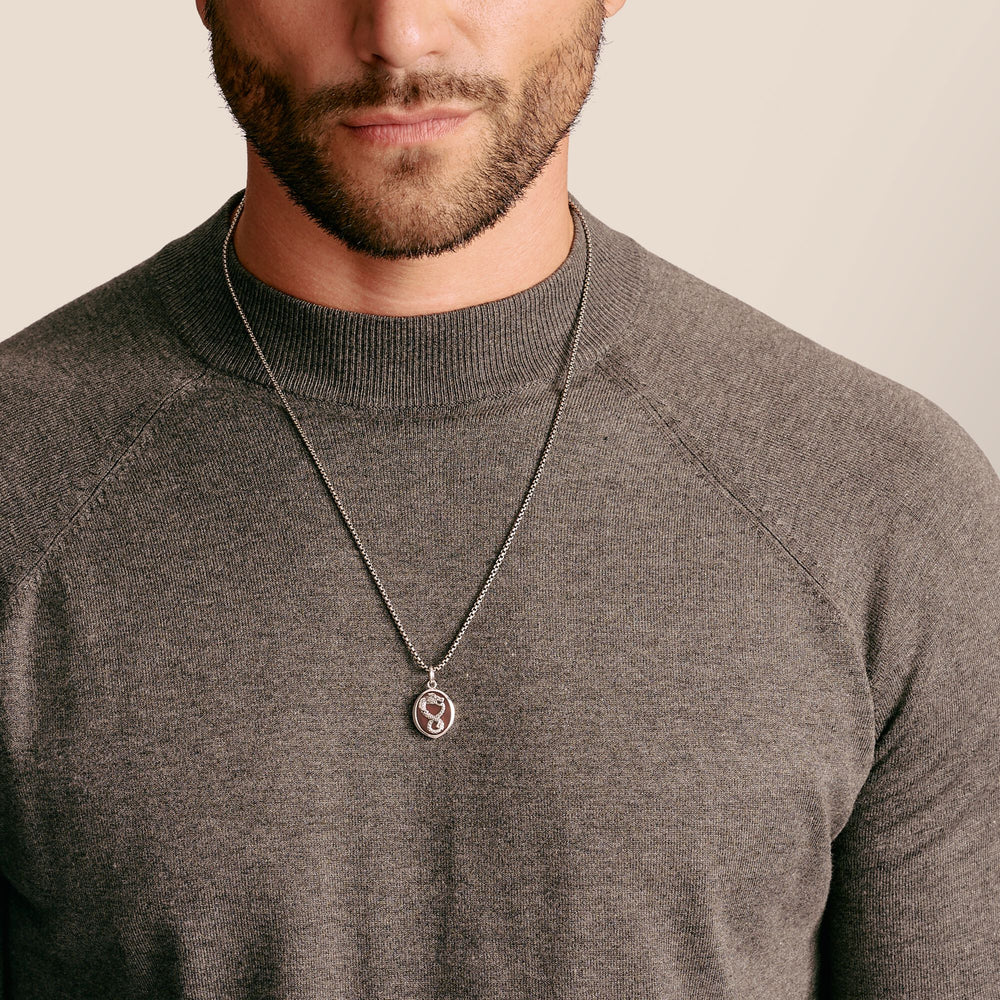 Red Tiger’s Eye Dragon Pendant