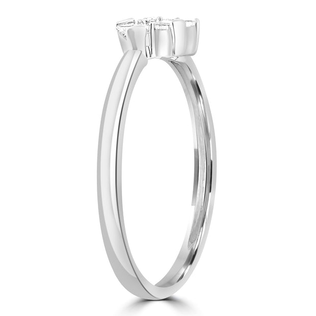 0.10ct HI I1 Diamond Ring in 9K White Gold