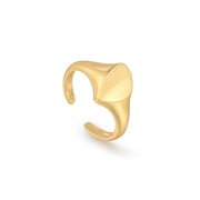 Ania Haie Gold Arrow Adjustable Signet Ring