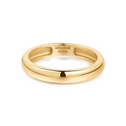 Ania Haie Gold Curve Dome Band | The Jewellery Boutique Australia