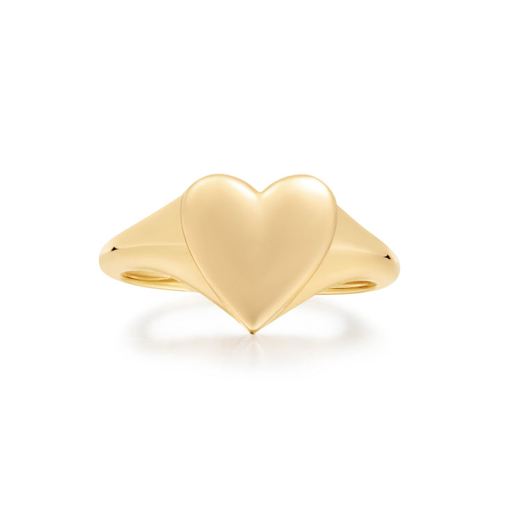 Ania Haie Gold Love Signet Ring | The Jewellery Boutique Australia