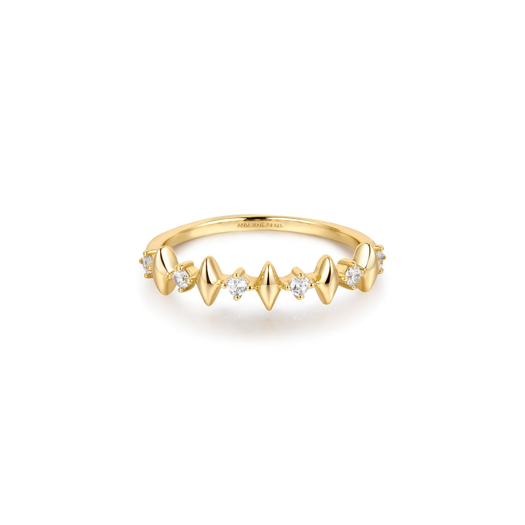Gold Multi Sparkle Ring | The Jewellery Boutique