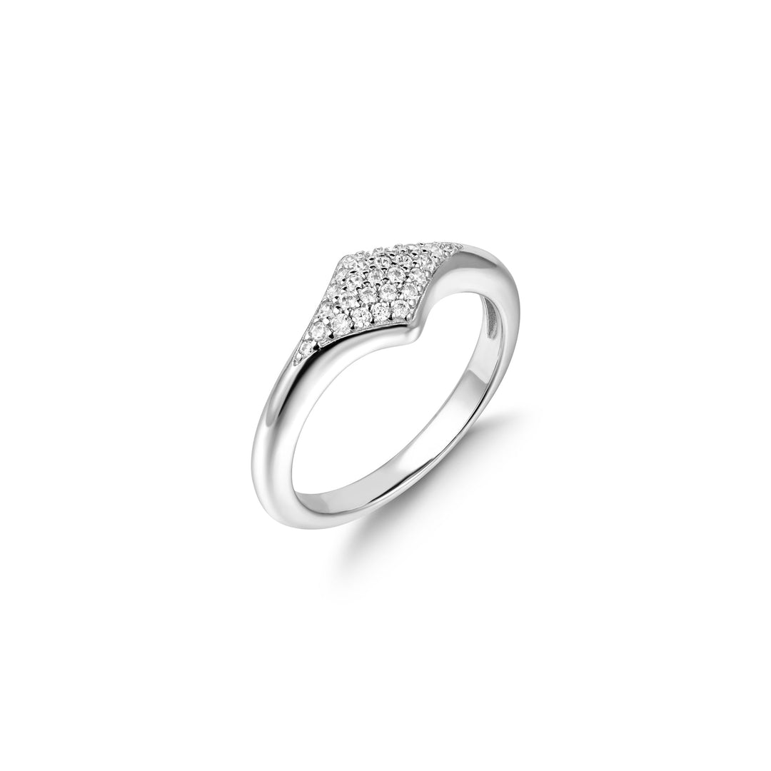 Silver Pave Sparkle Ring | The Jewellery Boutique