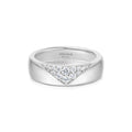 Silver Pave Cubic Zirconia Bold Statement Ring