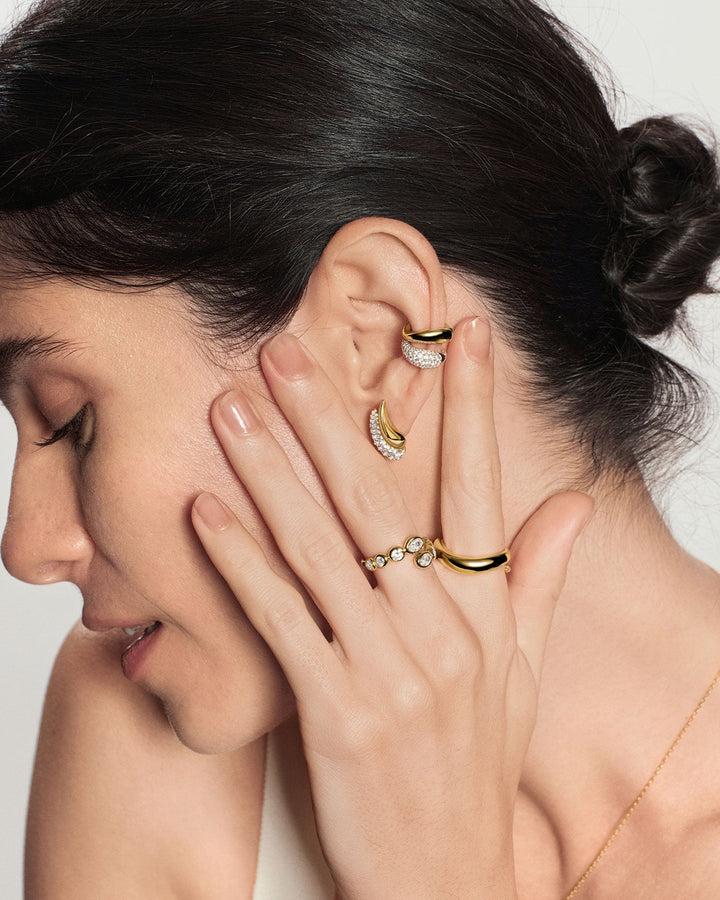 Ania Haie Gold Wave Ear Cuff E079-01G