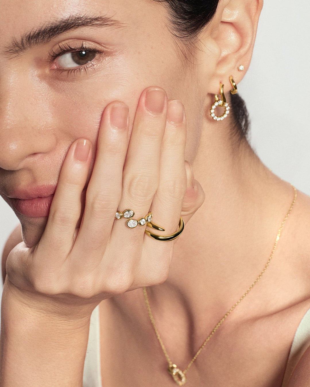 Ania Haie Gold Spiral Adjustable Ring R079-02G