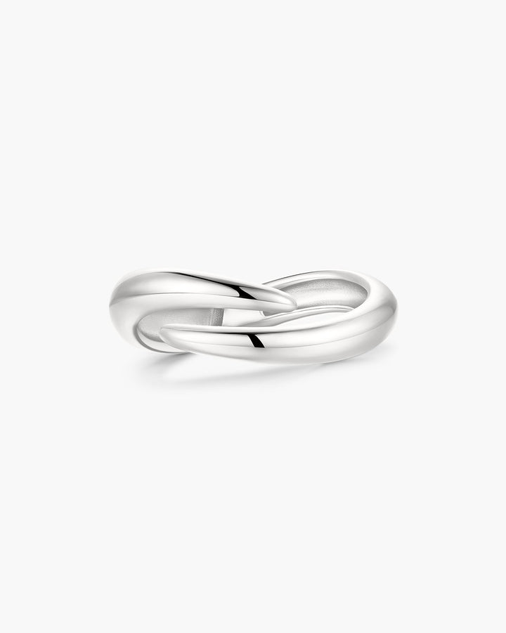 Ania Haie Silver Spiral Adjustable Ring R079-02H