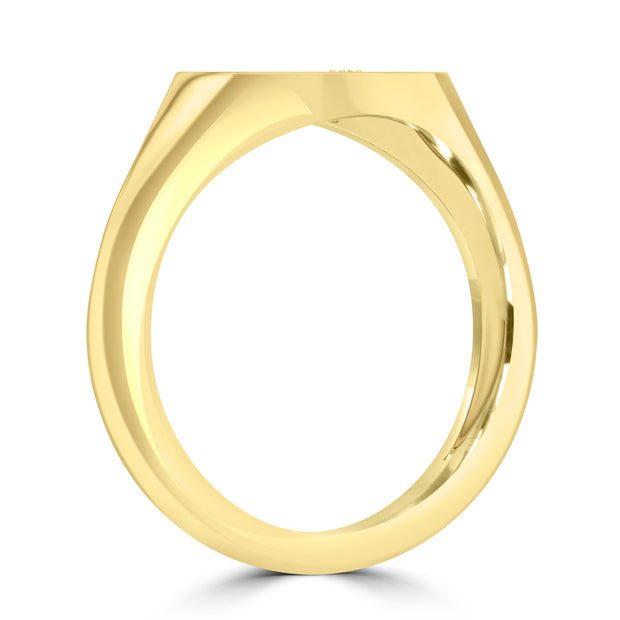 0.01ct HI I1 Diamond Ring in 9K Yellow Gold