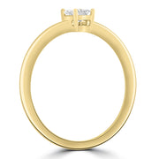 0.25ct HI I1 Diamond Ring in 9K Yellow Gold