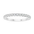 0.33ct Claw Set Band in 9K White Gold